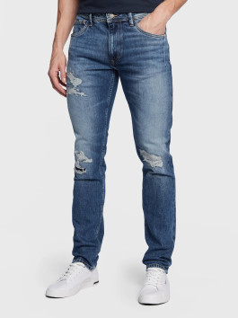 nahlad Pepe Jeans pánske modré džínsy Stanley