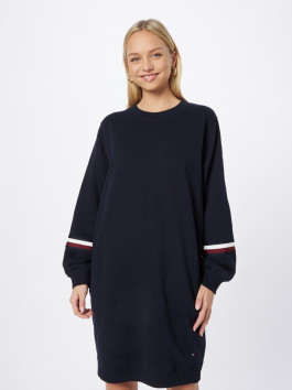 nahlad Tommy Hilfiger dámske tmavo modré mikinové šaty