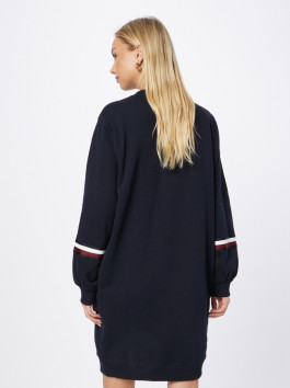 nahlad Tommy Hilfiger dámske tmavo modré mikinové šaty