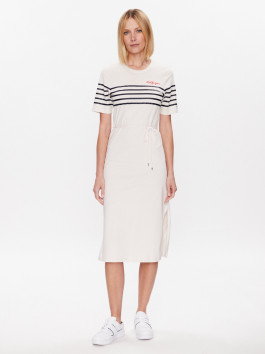 nahlad Tommy Hilfiger dámske krémové šaty