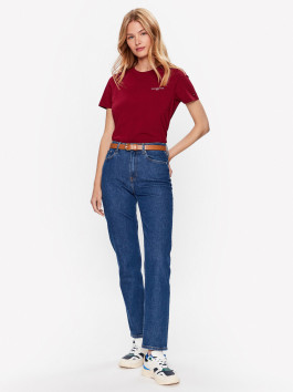 nahlad Tommy Hilfiger dámské vínové tričko