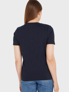 nahlad Tommy Hilfiger dámske tmavo modré tričko