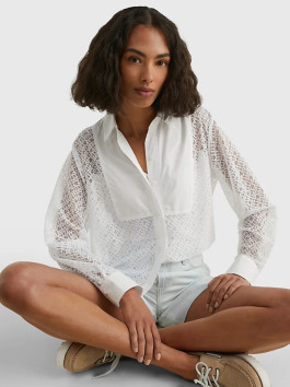 nahlad Tommy Hilfiger dámska biela blúzka