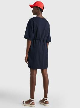 nahlad Tommy Hilfiger dámske tmavo modré šaty