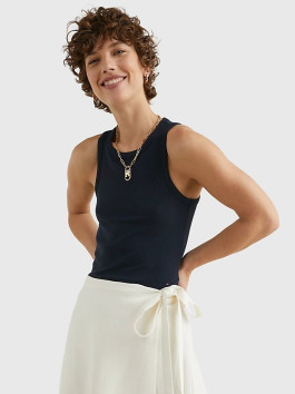 nahlad Tommy Hilfiger dámske tmavo modré tielko