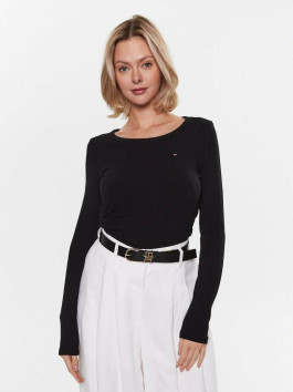 nahlad Tommy Hilfiger dámske čierne tričko