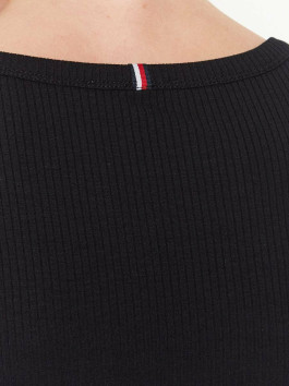 nahlad Tommy Hilfiger dámske čierne tričko