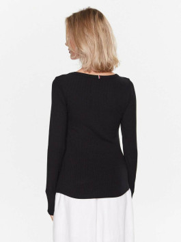 nahlad Tommy Hilfiger dámske čierne tričko