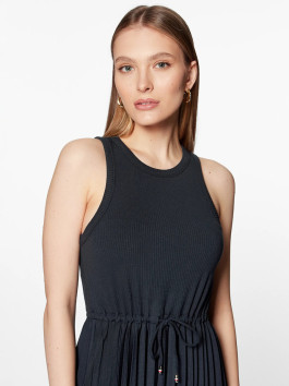 nahlad Tommy Hilfiger dámske tmavo modré šaty