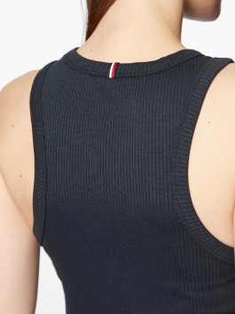 nahlad Tommy Hilfiger dámske tmavo modré šaty