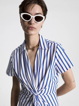 nahlad Tommy Hilfiger dámske pruhované šaty