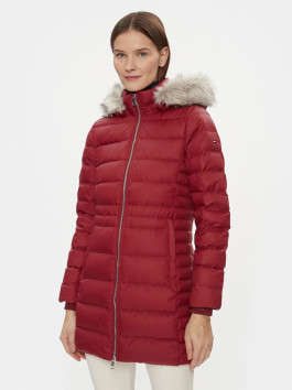 nahlad Tommy Hilfiger dámska vínová bunda
