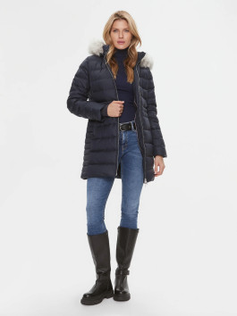 nahlad Tommy Hilfiger dámska tmavo modrá bunda