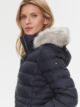 nahlad Tommy Hilfiger dámska tmavo modrá bunda