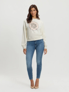 nahlad Guess dámska krémová mikina