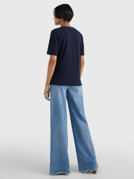 nahlad Tommy Hilfiger dámske modré tričko