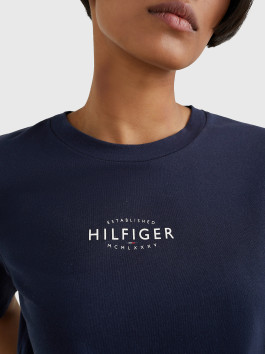 nahlad Tommy Hilfiger dámske modré tričko