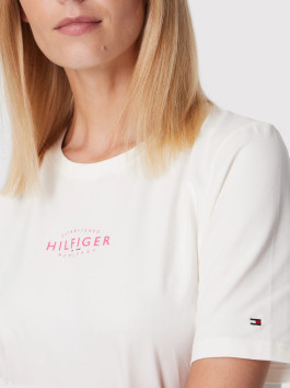 nahlad Tommy Hilfiger dámske krémové tričko