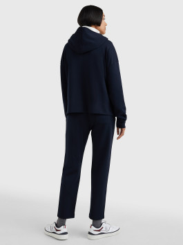 nahlad Tommy Hilfiger dámska tmavomodrá mikina s kapucňou