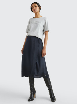 nahlad Tommy Hilfiger dámske šedé tričko