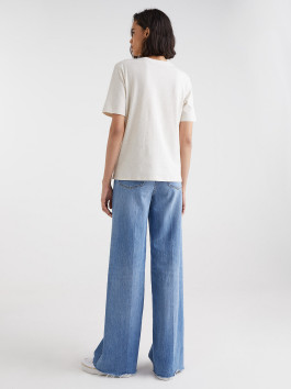 nahlad Tommy Hilfiger dámske béžové tričko