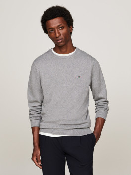 nahlad Tommy Hilfiger pánsky šedý sveter
