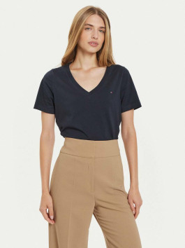 nahlad Tommy Hilfiger dámske tmavo modré tričko