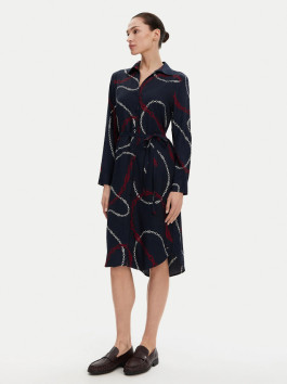 nahlad Tommy Hilfiger dámske tmavo modré šaty