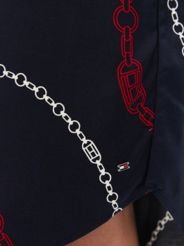 nahlad Tommy Hilfiger dámske tmavo modré šaty