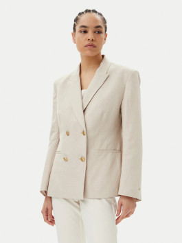 nahlad Tommy Hilfiger dámske béžové ľanové sako 