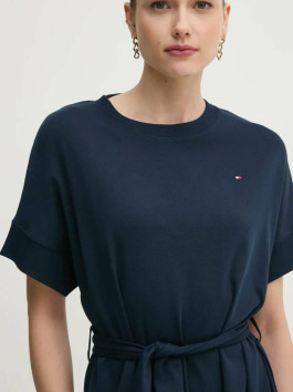 nahlad Tommy Hilfiger dámske tmavo modré šaty