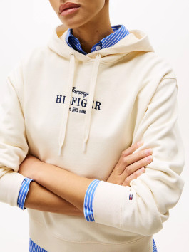 nahlad Tommy Hilfiger dámska krémová mikina