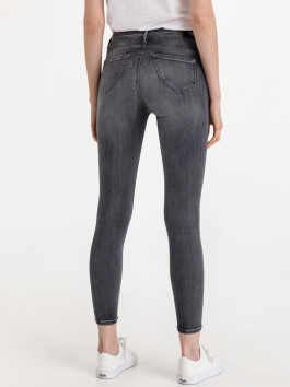 nahlad Pepe Jeans dámske šedé džínsy Zoe
