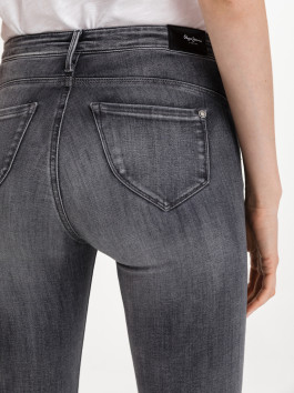 nahlad Pepe Jeans dámske šedé džínsy Zoe