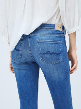 nahlad Pepe Jeans dámske modré džínsy Lola
