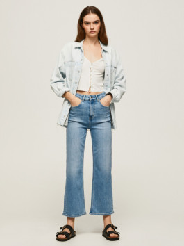 nahlad Pepe Jeans dámske modré džínsy Lexa
