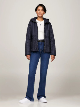 nahlad Tommy Hilfiger dámska modrá bunda Feminine
