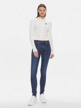 nahlad Tommy Hilfiger dámske tmavo modré džínsy 