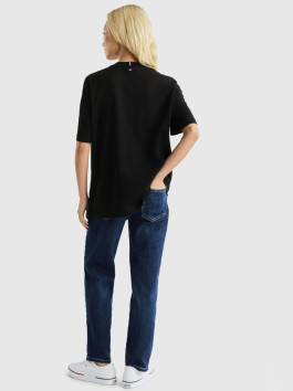 nahlad Tommy Hilfiger dámske čierne tričko