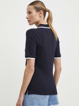 nahlad Tommy Hilfiger dámske tmavomodré polo tričko