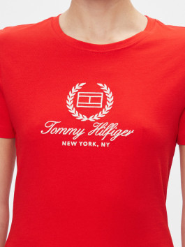 nahlad Tommy Hilfiger dámske červené tričko