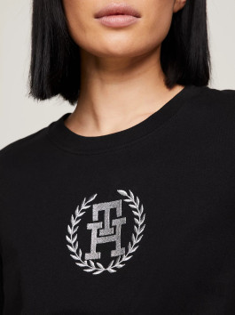 nahlad Tommy Hilfiger dámske čierne tričko
