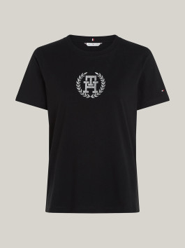 nahlad Tommy Hilfiger dámske čierne tričko