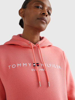 nahlad Tommy Hilfiger dámske oranžové mikinové šaty