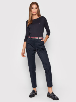 nahlad Tommy Hilfiger dámske tmavomodré tričko