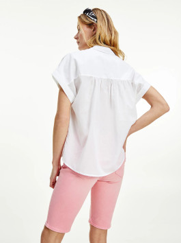 nahlad Tommy Hilfiger dámska biela košeľa Voile