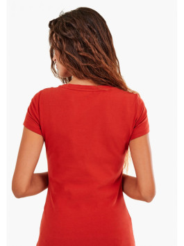 nahlad Guess dámske tehlové tričko