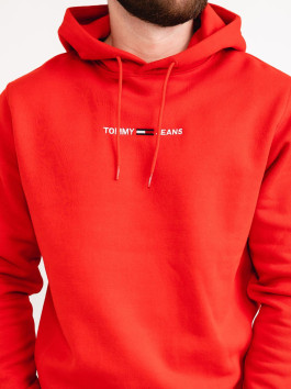nahlad Tommy Jeans pánska červená mikina