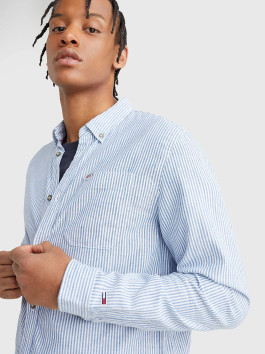 nahlad Tommy Jeans pánska pruhovaná košeľa