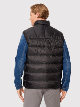 nahlad Tommy Jeans pánska čierna vesta ESSENTIAL LIGHT DOWN